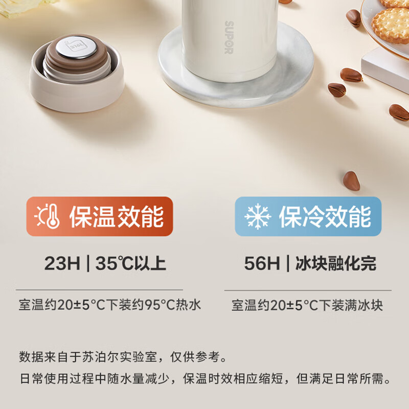 苏泊尔（SUPOR）保温杯女士学生迷你杯子316不锈钢水杯便携口袋杯随手杯KCV20AK10