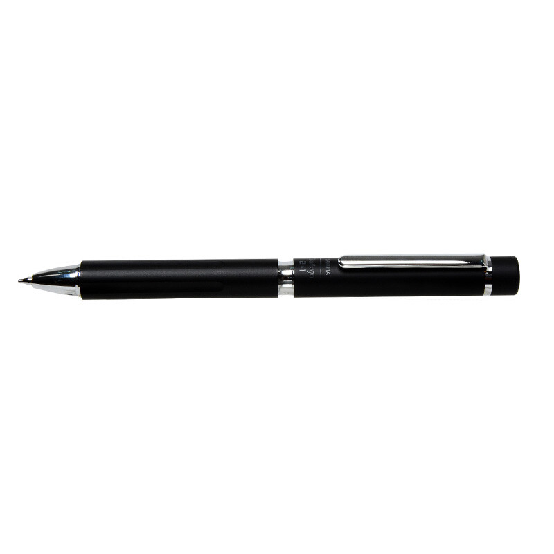 Sakura multifunctional pen two-color water pen with automatic pencil multi-color pen neutral pen signature pen metal high-end pen body black [imported from Japan]