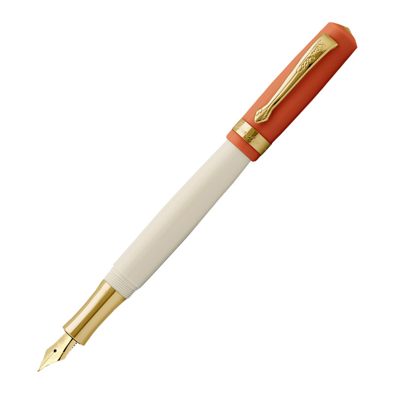 Kaweco Student Scholar series pen 70's Vintage color signature calligraphy practice manual account male and female student pen white f-tip 0.7mm [imported from Germany]