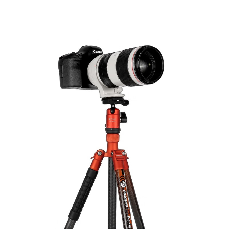 Fotopro x AirCross 1C air 1 with PTZ professional outdoor portable carbon fiber tripod dumb orange