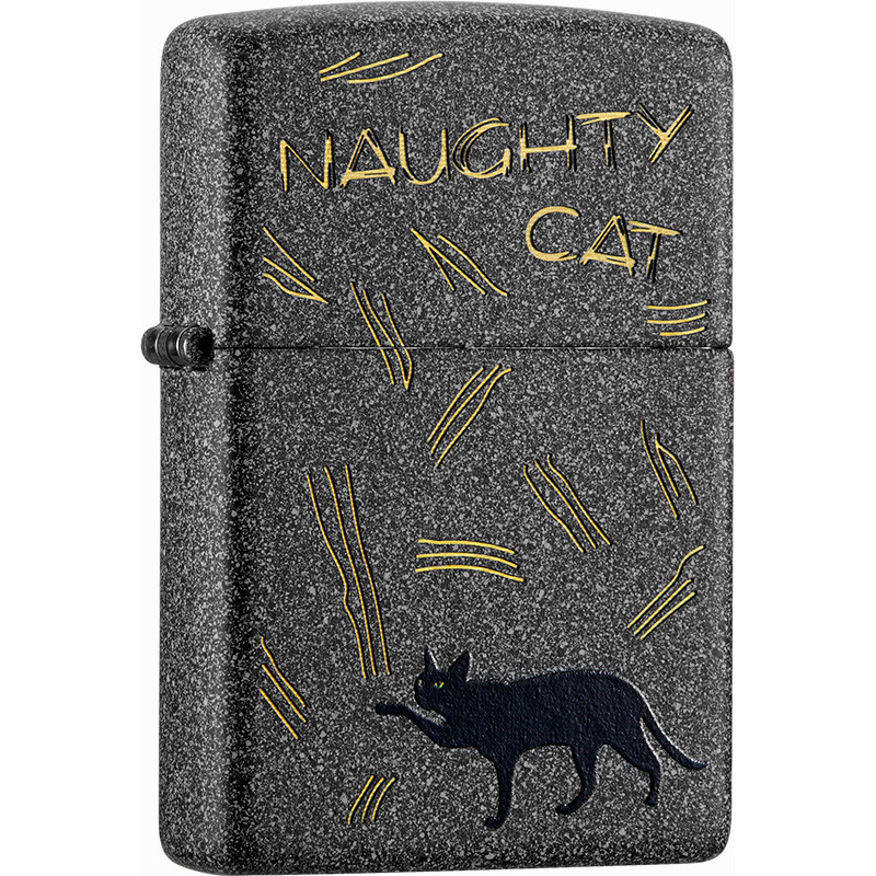 Zippo Lighter cat and dog cute pet dumb paint color printing / laser 211-c- 00000 1
