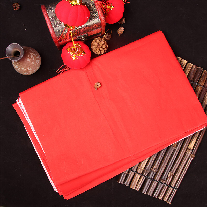 Extreme space (jdkj) red paper wedding festival pressure well cover couplet paper-cut wedding room decoration stickers * 6 sheets