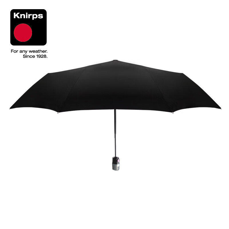 Germany knirps men's automatic opening and closing umbrella sunny umbrella enlarged umbrella three fold umbrella folding umbrella business reinforced wind resistant boyfriend husband t300duomatic PHANTOM BLACK