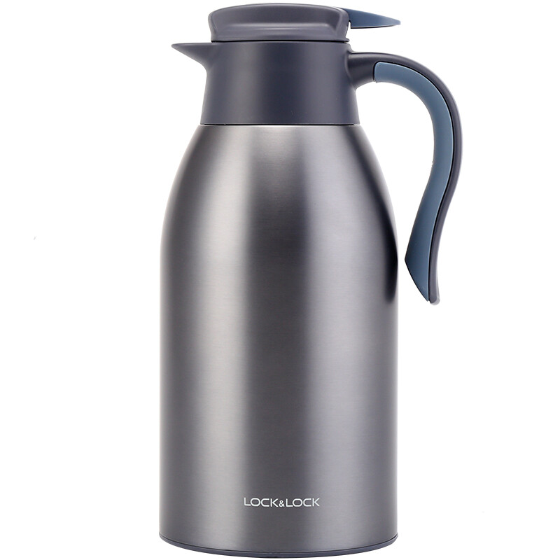 Lock & Lock funny coffee pot Thermos Vacuum Thermos Stainless steel thermos flask 2.2L blue lhc1464blu