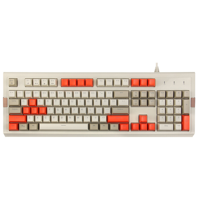 Ajazz ak510 cherry axis mechanical keyboard original cherry axis red axis matte PBT keycap game office computer notebook chicken keyboard