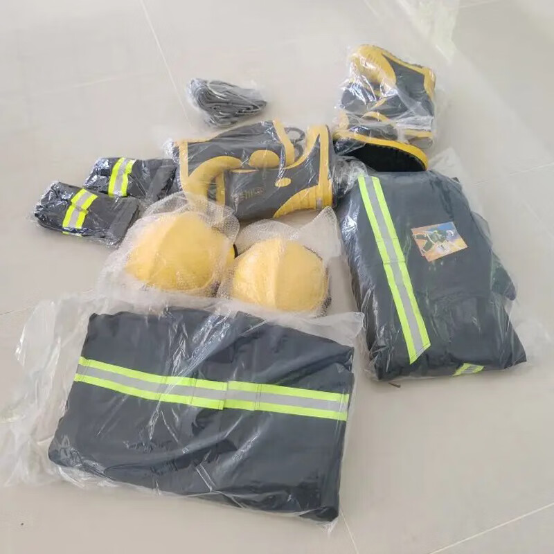 泛海三江消防服消防服五件套套装 消防训练防护作训服微型消防站配备