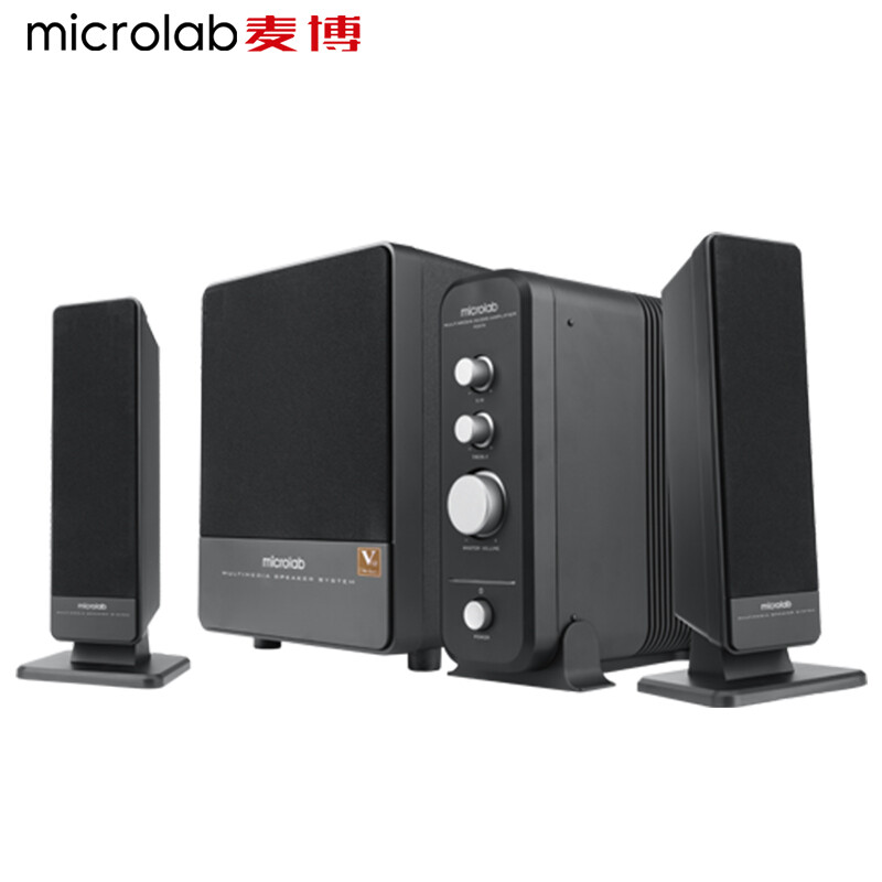 Mcbo microlab fc570bt multimedia active speaker computer speaker Bluetooth audio supports optical fiber coaxial interface black
