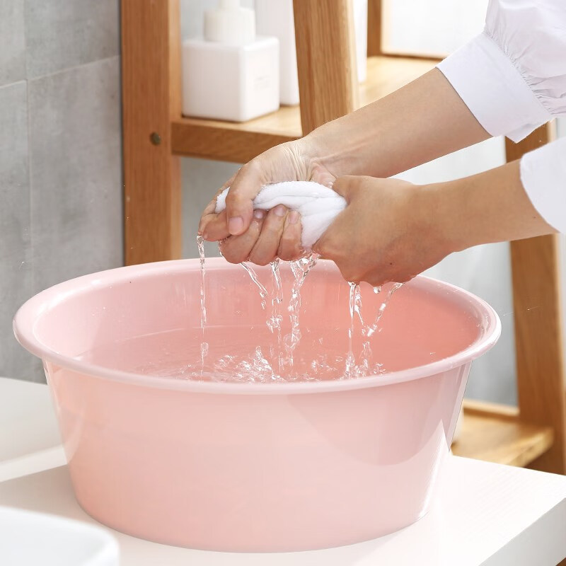 Mengting washing basin bathroom plastic basin 1# 38cm 2358