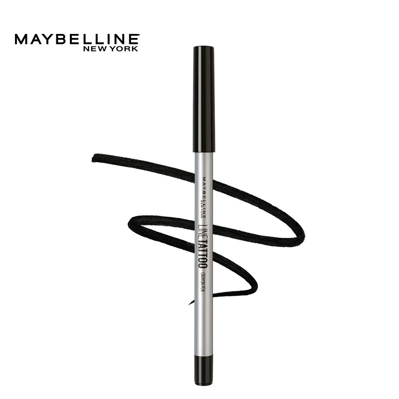 Maybelline (MAYBELLINE) giant eye liner gel pen black 0.4g (extremely durable waterproof and sweat resistant, not easy to fade, halo dye).