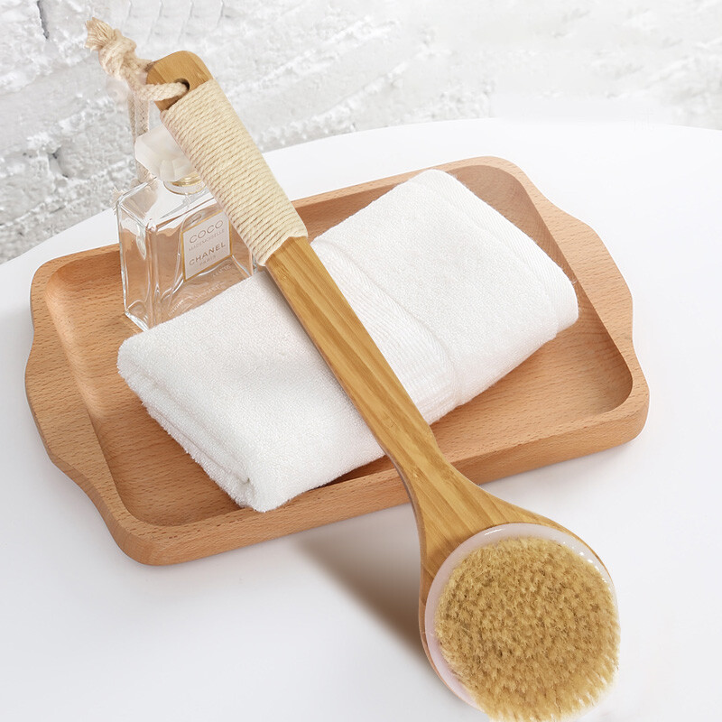 Xiangyou town long handle bath brush rubbing back brush bristle bath brush adult soft hair rubbing back brush rubbing bath towel long handle