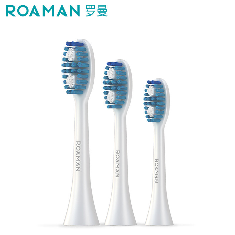 Roaman electric toothbrush head whitening series three pack s3035 / 08