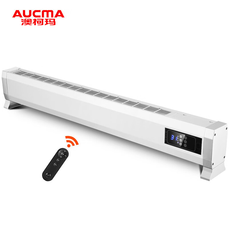 Aucma remote control skirting heater household mobile floor heater / Office electric heater / electric radiator household nh22x805 (y)