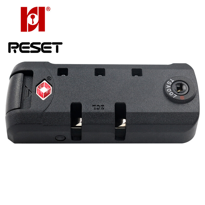 Reset rst-337 outbound TSA password lock luggage lock Trolley Case luggage password lock luggage accessories password padlock black