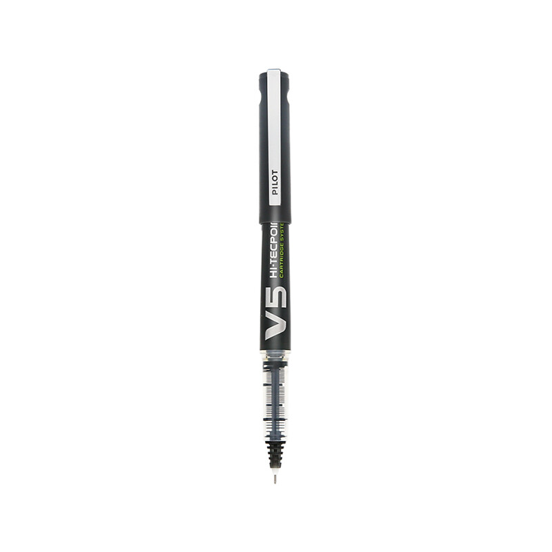 Japan pilot bxc-v5 straight liquid ball pen neutral water pen needle pen 0.5mm signature pen V5 upgraded version replaceable ink bladder black