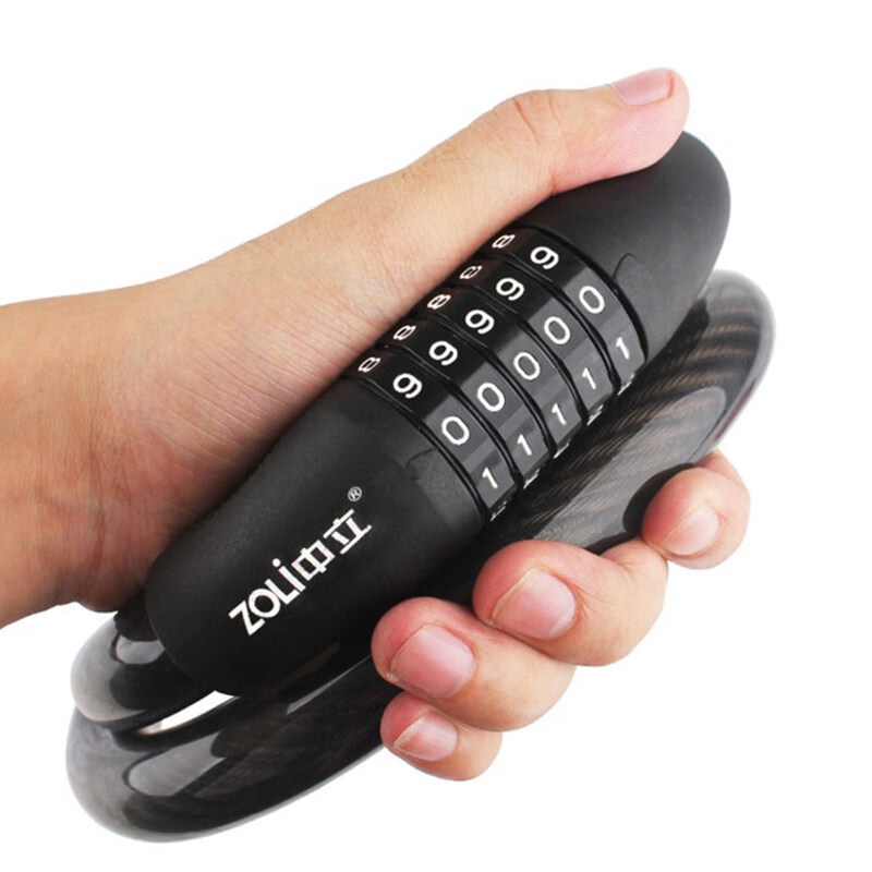 Neutral zoli 84612 bold mountain bike lock password lock portable anti-theft electric battery car fixed bicycle accessory lock
