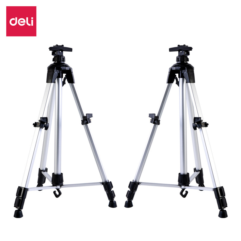 Deli triangle foldable telescopic aluminum alloy easel art Sketchpad support 73880