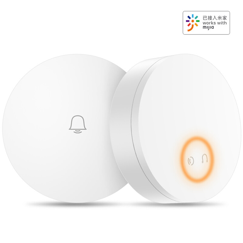 Xiaomi Youpin smart doorbell Mijia WiFi wireless doorbell self generating home remote reminder remote control smart home wireless switch
