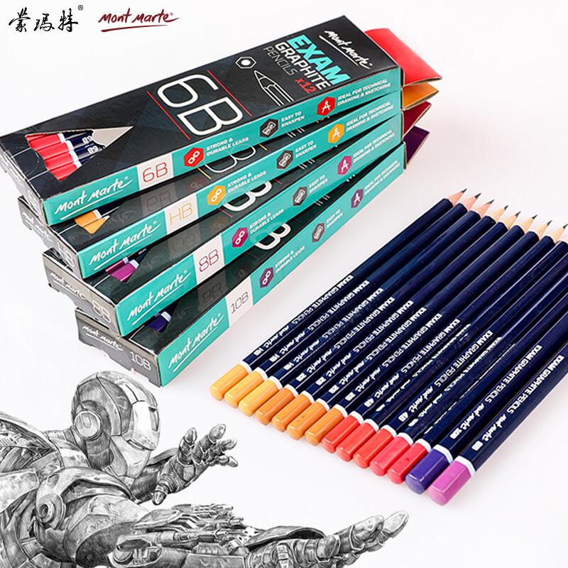 Montmarte 10B sketch pencil graphite painting art pencil box 10 sets pnx0009
