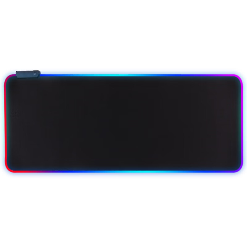 Lingshe luminous game mouse pad 900 * 400 * 4 super large magic color computer table pad various light effects switch freely p97 black gift box
