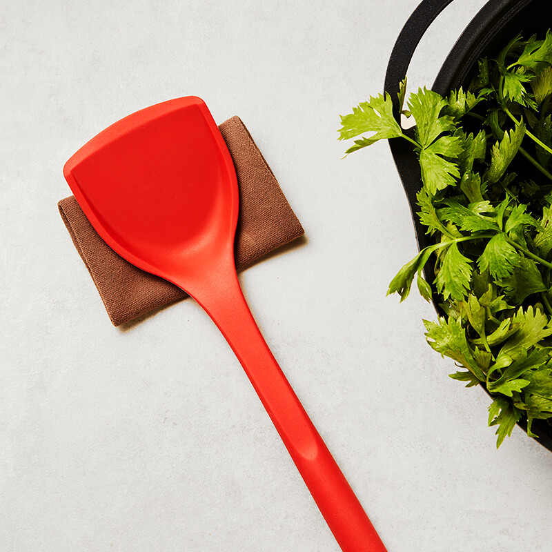 Beijing Tokyo made silicone spatula frying pan non stick pan cooking spatula high temperature resistant food grade kitchen household spatula spoon