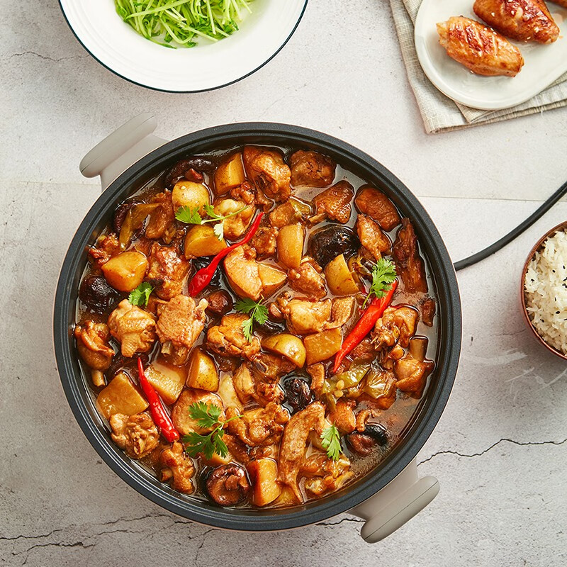 小熊（Bear）电饼铛 薄饼机家用早餐机智能定时调温电煎锅 DBC-D10L3 安心系列