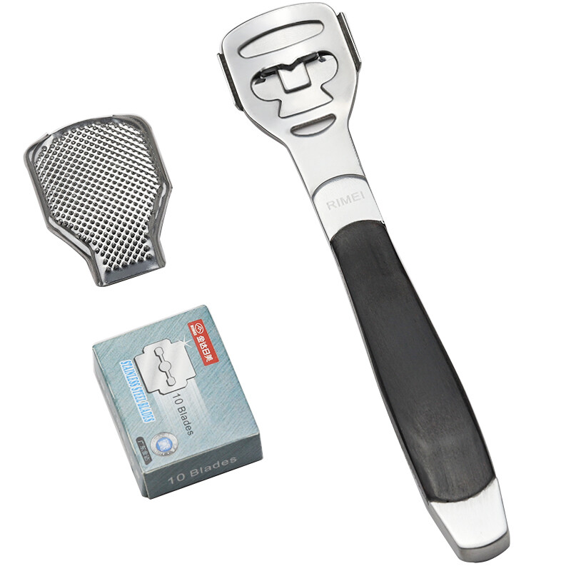 JINDA rimei stainless steel foot planer, foot repair tool, foot grinding, foot scraping knife, foot scraper, calluses and dead skin removal, beauty care lpt102