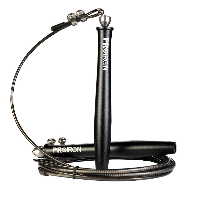 Proiron professional racing rope skipping men's and women's household fitness equipment adjustable double axis steel wire rope skipping for middle school entrance examination for adults and children [spare rope + storage bag]