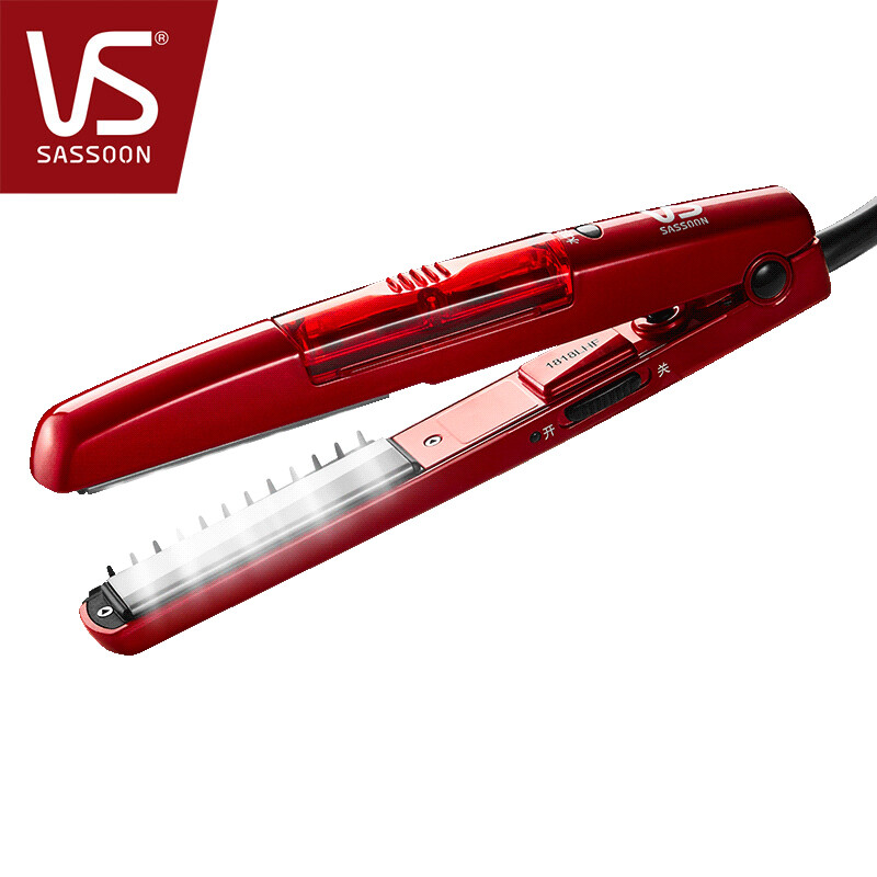 Sassoon (VS) hair straightener steam hair care splint straight hair straightening board clip curling bar curling dual-purpose straightening, turning out and buckle inside bangs curler vsss2cn