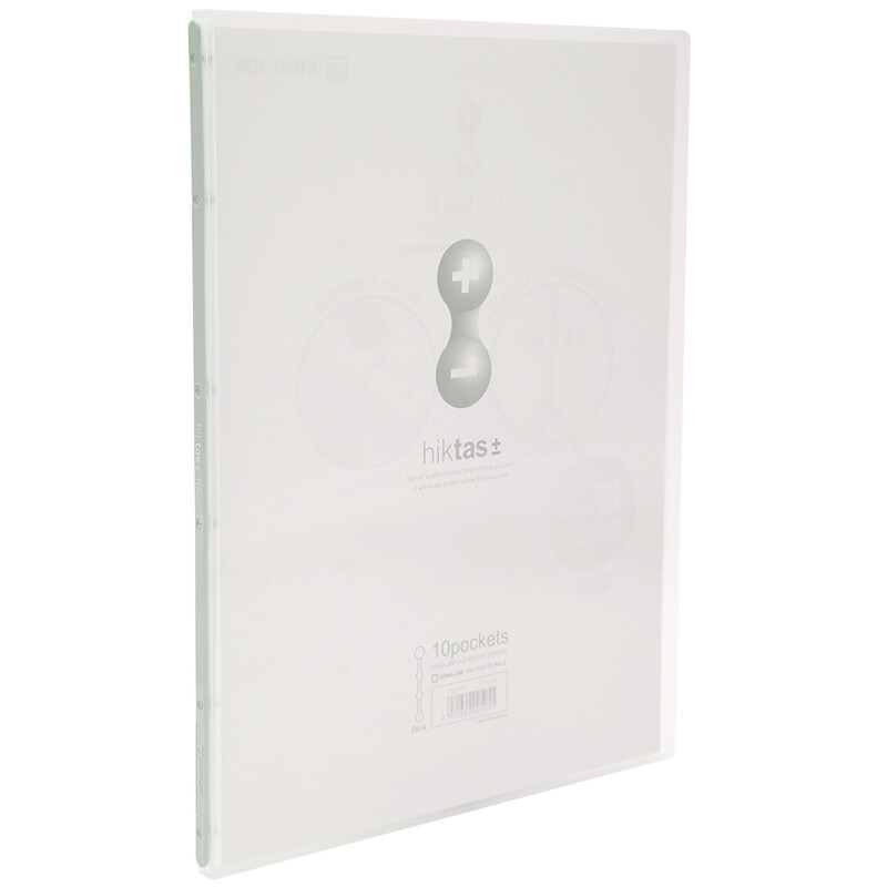Jingong King Jim increase and decrease data book A4 folder insert bag student test paper storage bag 10 pages transparent