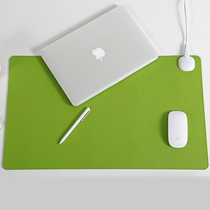 Lingmei heating heating mouse pad warm hand office desktop student desk electric heating warm table pad children's learning table pad / warm hand treasure 60 * 36cm 220V [green]