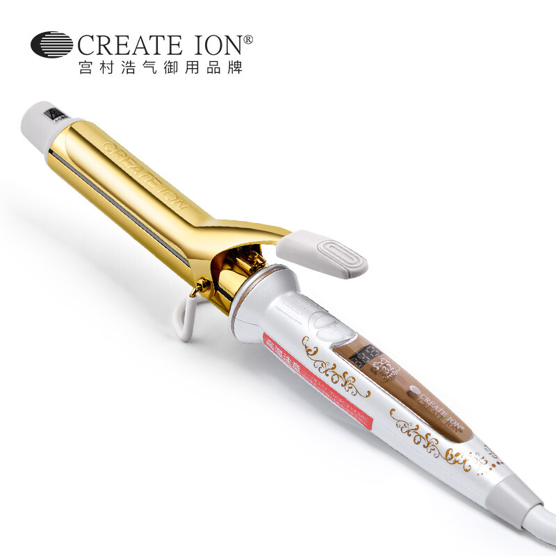 Create ion gold series second generation 38mm curling bar Japanese electric curling bar digital temperature control negative departure womb village Haoqi imported curler