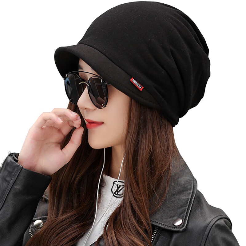 Maxvivi duck tongue Hat Women's solid color Korean duck tongue Hat Women's edge warm fashion hat multifunctional outdoor cold proof hat wmz933053 black