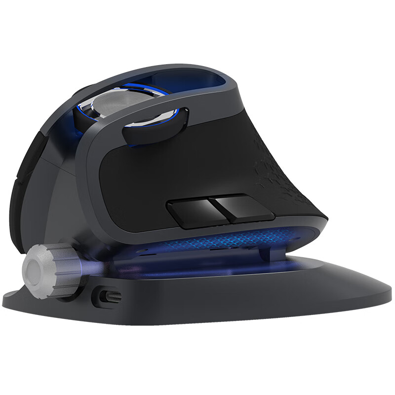 DELUX (M618X) wireless mouse office laptop computer ergonomics vertical laser Bluetooth 3.0/ Bluetooth 4.0/ wireless 2.4G three mode charging vertical mouse