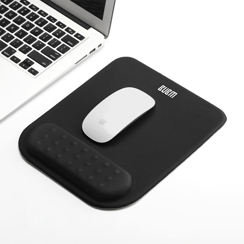 Bubm memory cotton mouse pad wrist guard female wrist pad hand support small cute creative simple silicone laptop mouse wrist support mouse pad hand guard wrist pad male jsm-b black