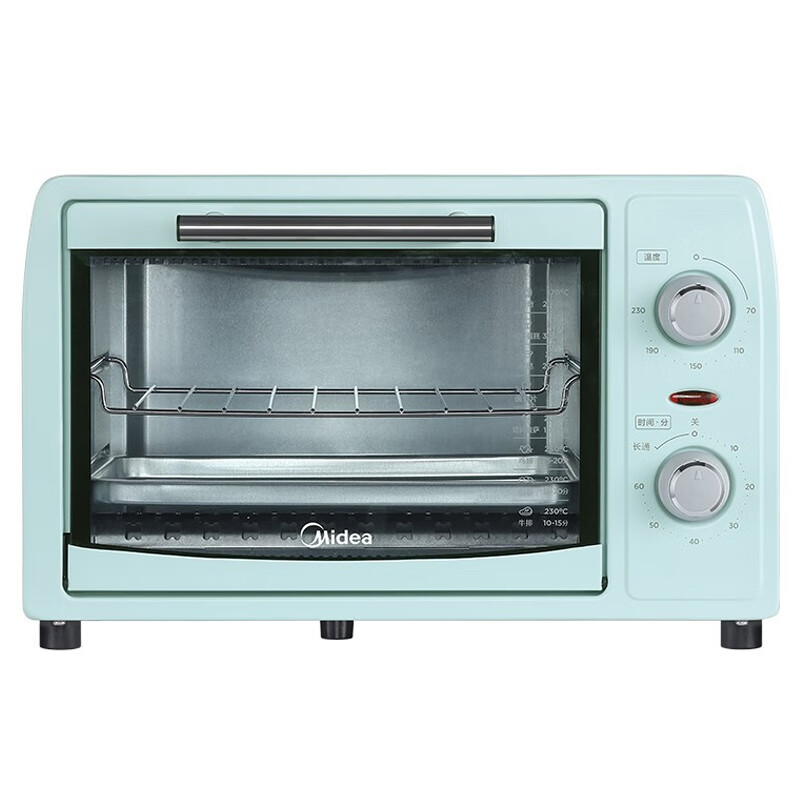 美的(midea)12l淡雅绿多功能迷你电烤箱pt12b0-中科礼品卡商城