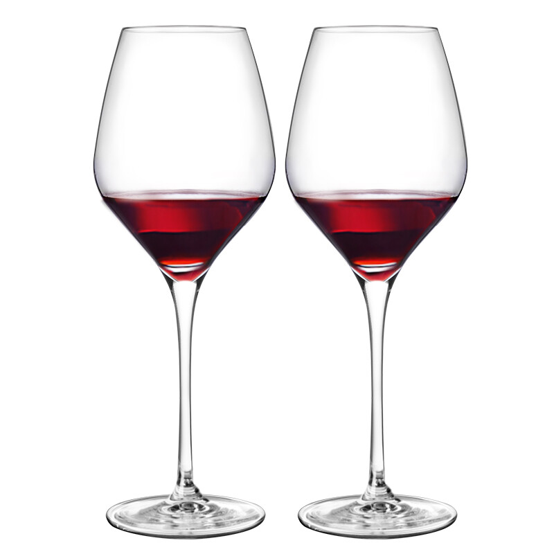 Jiabai red wine cup wine cup hand blown lead-free glass crystal goblet two gift boxes set foreign wine cup 400ml