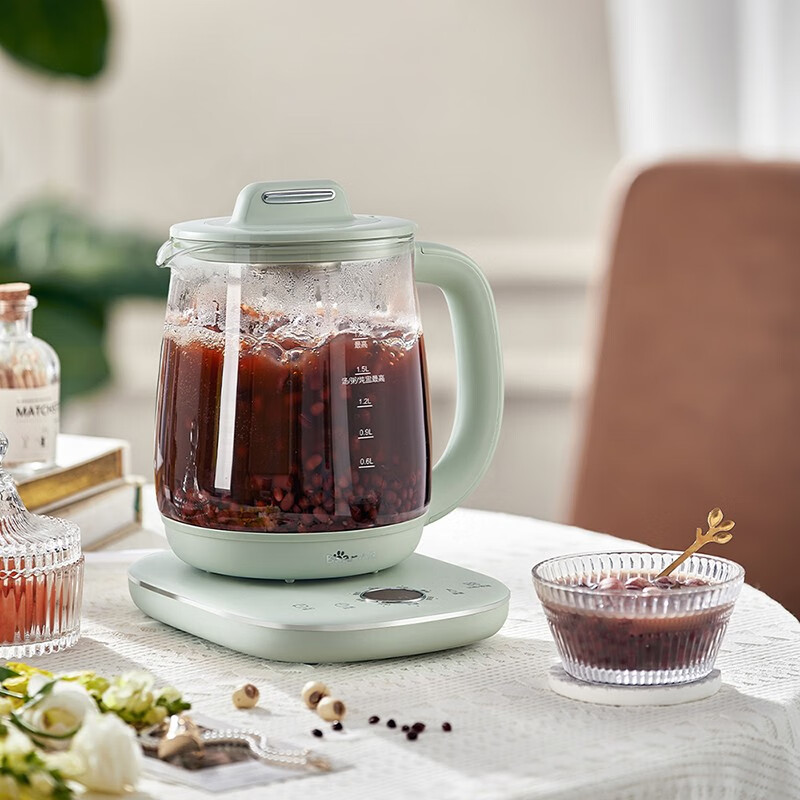 小熊（Bear） 养生壶煮茶壶电水壶花茶壶1.8L烧水壶 YSH-B18P1【ZMD安心系列】 YSH-B18P1