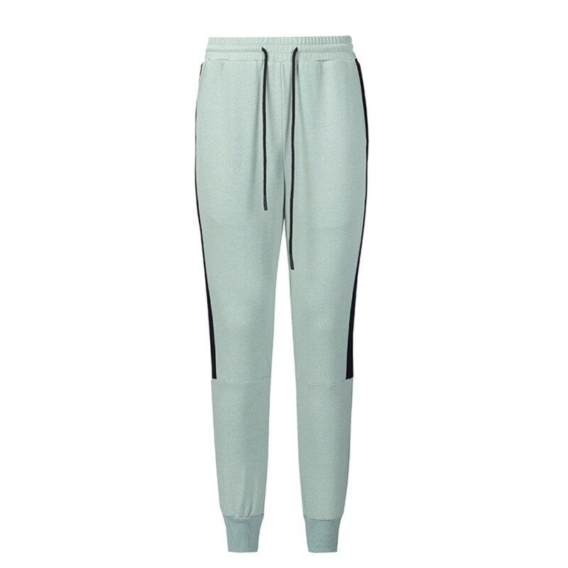 Men's color block casual pant Green CF100008