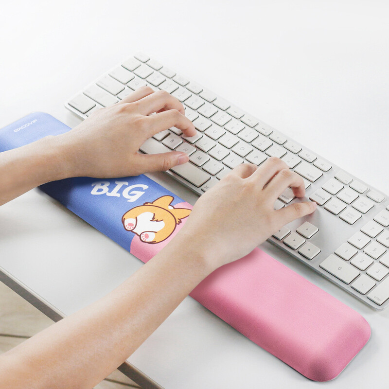 EXCO memory cotton keyboard support mouse pad wrist guard super large game pad wrist support soft hand support suitable for 104 / 107 / 108 keys msp190801 corky