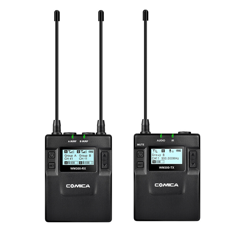 Comica wireless Lavalier microphone camera microphone mobile phone microphone WM300 one to one series