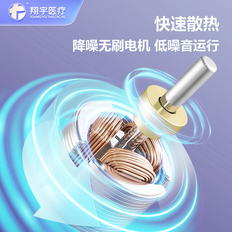 翔宇医疗 深层肌肉刺激仪XY-DMS-102mini筋膜枪 迷你小巧便携款运动按摩器肌肉放松理疗仪 102mini（红）+4个按摩头+手提收纳盒