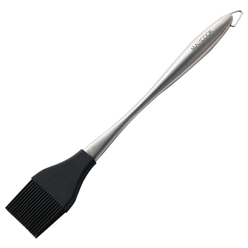 Maxcook oil brush 304 stainless steel silicone oil brush complimentary brush head barbecue oil brush cake brush mcpj025