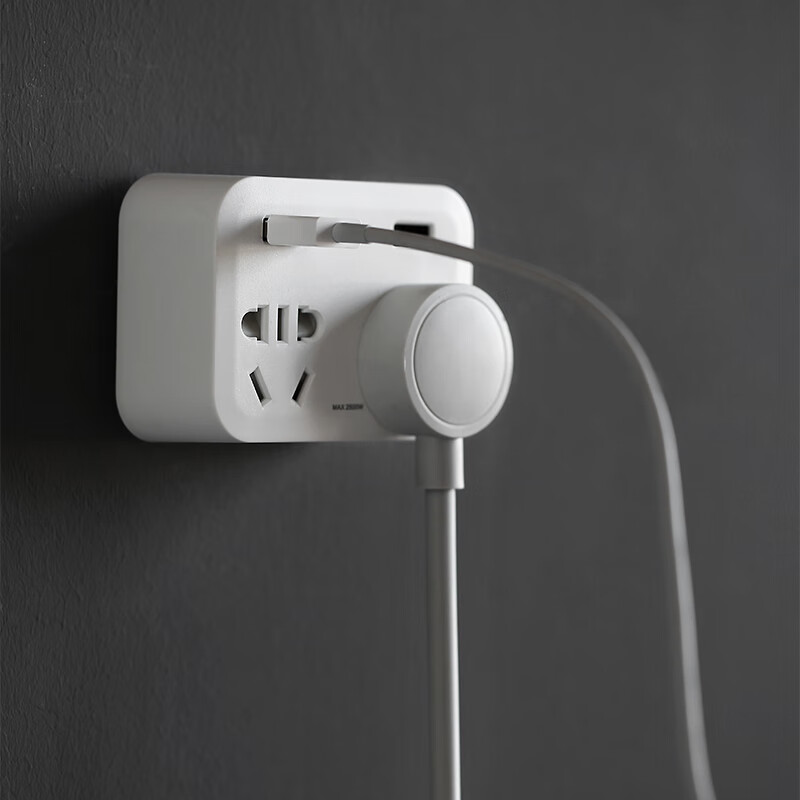 Jingdong jingzao conversion plug / one to four socket infinite conversion socket with 2 USB interfaces without cable small plug board wall expansion Jack converter plug row