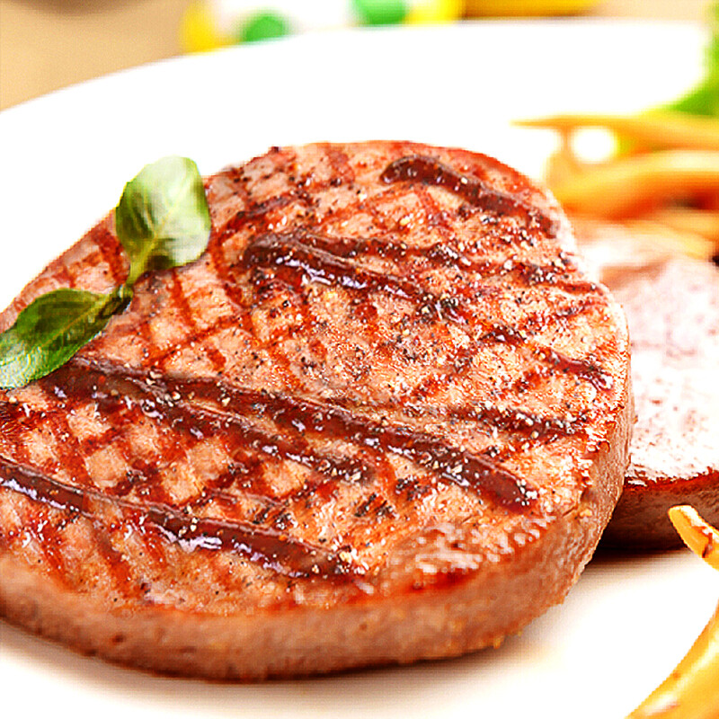 大牧汗 黑椒牛排500g 5片装  调理牛排