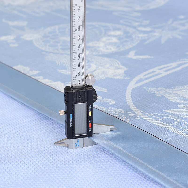 富安娜（FUANNA）床上用品夏天凉席子三件套冰丝提花席\忆江南150*200cm