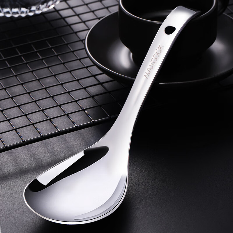 Maxcook 304 stainless steel rice spoon soup spoon thickened spoon hot pot spoon dish spoon porridge spoon mcpj062
