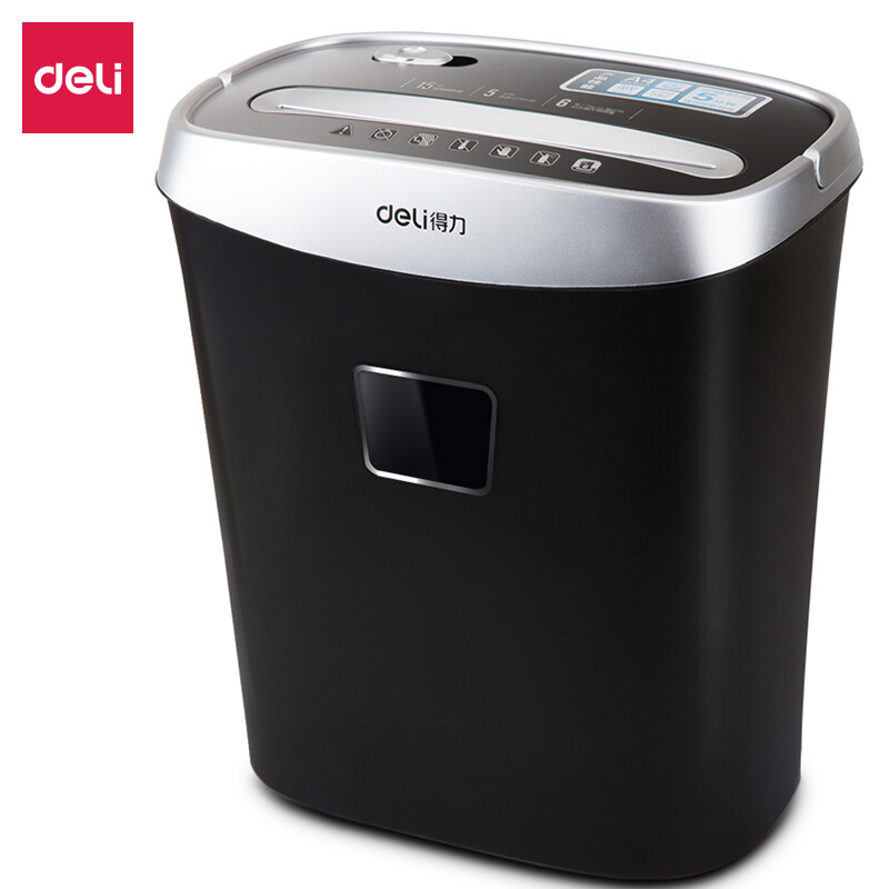Deli personal office shredder file shredder small household silent desktop shredder 33103