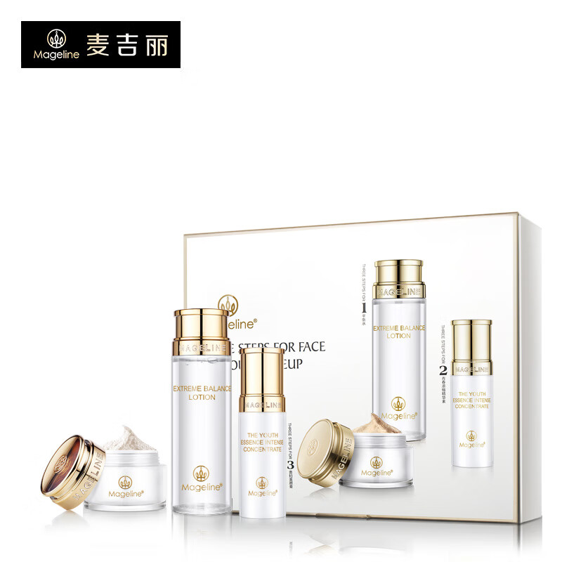 Mageline, a small set of water supplement, firming toner Essence Cream (mixed skin)
