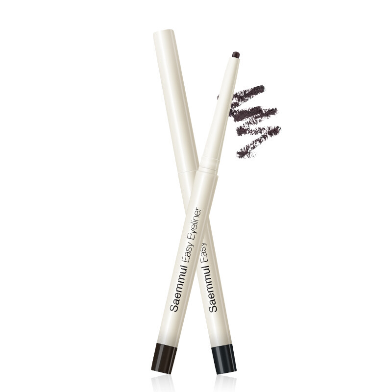 Fresh the SAEM Korean original Eyeliner Pen eye liner gel pen non paste 01# black (double Gospel can be coarse, thin waterproof not easy to dye).