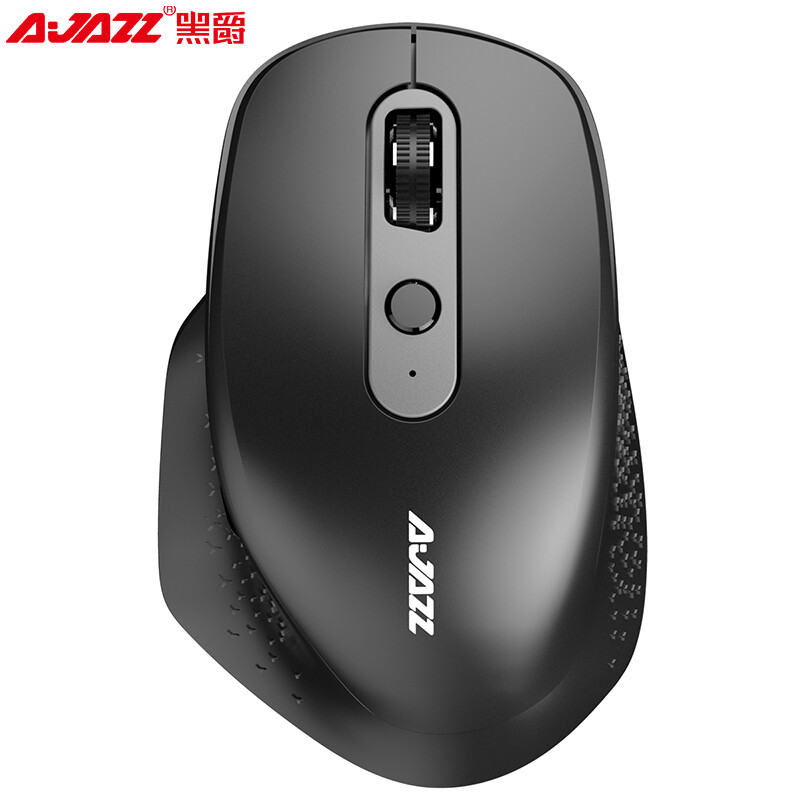 AJAZZ I660T wireless Bluetooth mouse office mouse charging mouse 2.4G Type-c receiver three model mouse notebook Apple Mac black self run